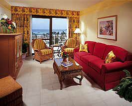 Marriott's Aruba Ocean Club Living Room
